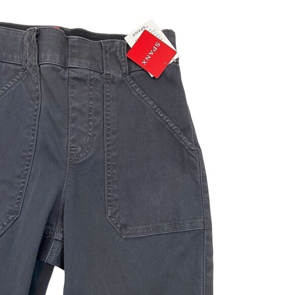Brand new with Tags Spanx Black Stretch Twill Cargo Pants Size XS Petite - Picture 5 of 16